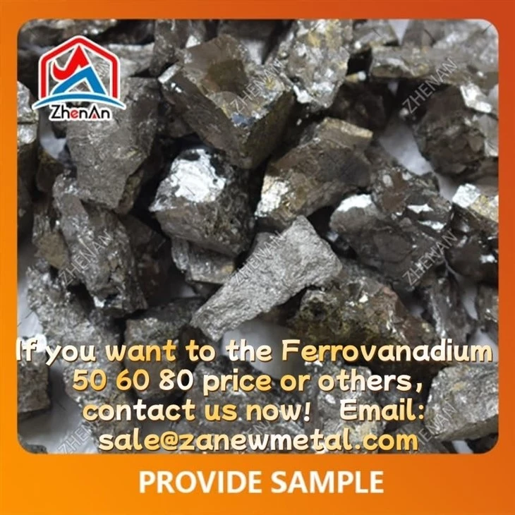 50-100 mm Ferrovanadium 80% suppliers
